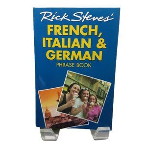 Book Rick Steves French Italian German Phrase Book Education Language Travel